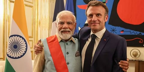 ಪ್ರಧಾನಿ ಮೋದಿ-ಮ್ಯಾಕ್ರನ್