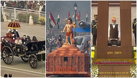 ದೇಶದಾದ್ಯಂತ 75ನೇ ಗಣರಾಜ್ಯೋತ್ಸವ ಸಂಭ್ರಮ ಮನೆ ಮಾಡಿದ್ದು, ರಾಷ್ಟ್ರ ರಾಜಧಾನಿ ನವದೆಹಲಿಯಲ್ಲಿ ದೇಶದ ಮಿಲಿಟರಿ ಶಕ್ತಿಯ ಜೊತೆಗೆ ಸಾಂಸ್ಕೃತಿಕ ಪರಂಪರೆಯ ಪರೇಡ್ ನಡೆಯಿತು.