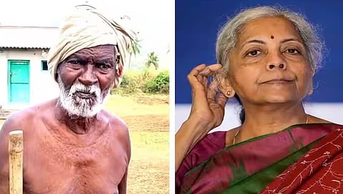 ತಮಿಳುನಾಡು ರೈತ-ನಿರ್ಮಲಾ ಸೀತಾರಾಮನ್