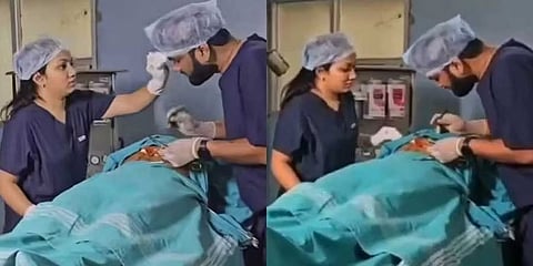 ಆಸ್ಪತ್ರೆಯಲ್ಲಿ ಪ್ರೀ ವೆಡ್ಡಿಂಗ್ ಫೋಟೋ ಶೂಟ್