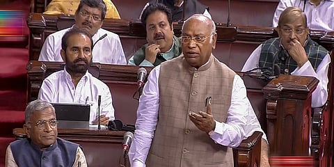 Kharge raises LPG shortage issue in RS; govt says oppn trying to bring anarchy