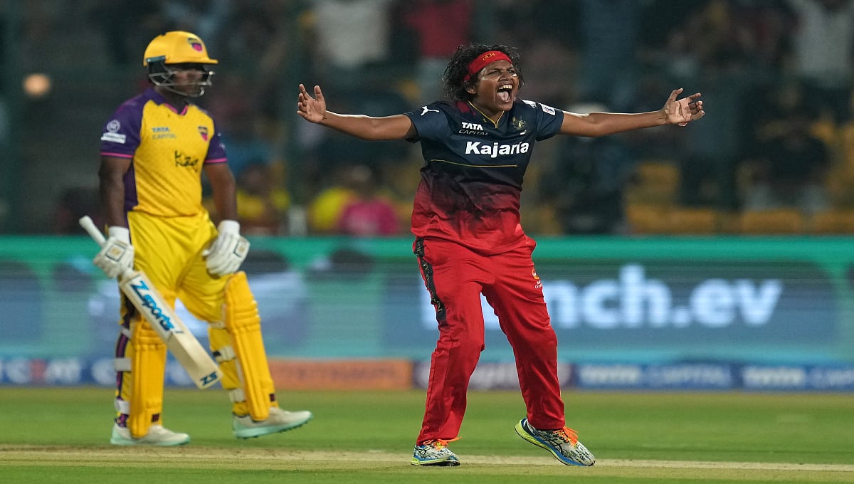 RCB vs UPW; WPL ಇತಿಹಾಸದಲ್ಲಿ ಹೊಸ ದಾಖಲೆ ಬರೆದ ಆಶಾ: ಆರ್‌ಸಿಬಿಗೆ ರೋಚಕ ಜಯ