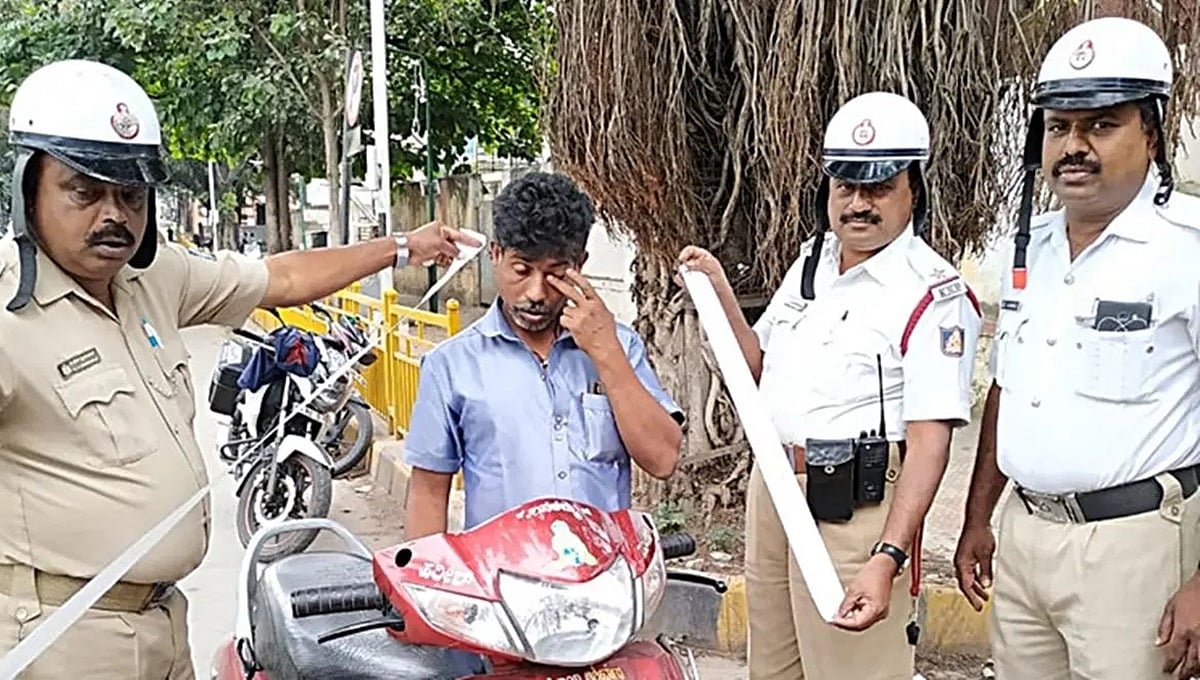 ಸಂಚಾರ ನಿಯಮ ಉಲ್ಲಂಘನೆ: 50 ಸಾವಿರಕ್ಕಿಂತ ಹೆಚ್ಚು ದಂಡವಿರುವ 85 ಬೈಕ್ ಸೀಜ್, ದಂಡ ವಸೂಲಿ