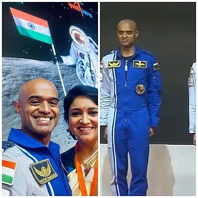 Gaganyaan ಗಗನಯಾತ್ರಿ ಪ್ರಶಾಂತ್ ನಾಯರ್ ನನ್ನ ಪತಿ: ಮಲಯಾಳಂ ನಟಿ ಲೀನಾ