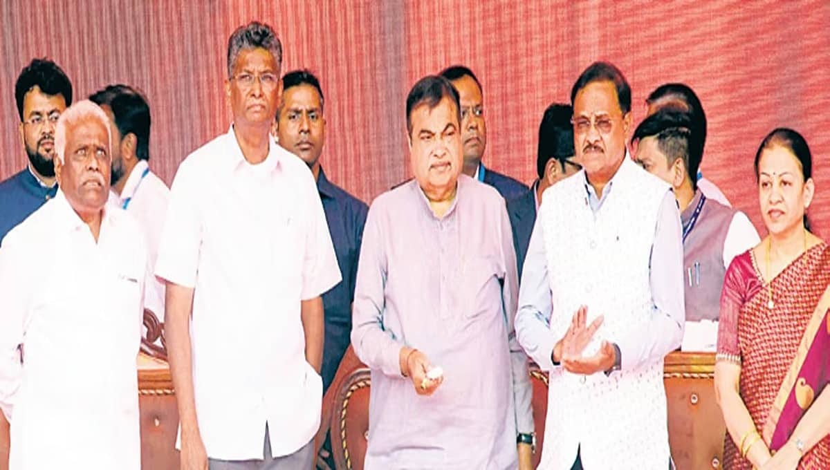 ಬೆಂಗಳೂರು-ಚೆನ್ನೈ ಎಕ್ಸ್ಪ್ರೆಸ್ವೇ ಡಿಸೆಂಬರ್ ಅಂತ್ಯಕ್ಕೆ ಸಿದ್ಧ: ಕೇಂದ್ರ ಸಚಿವ ನಿತಿನ್ ಗಡ್ಕರಿ