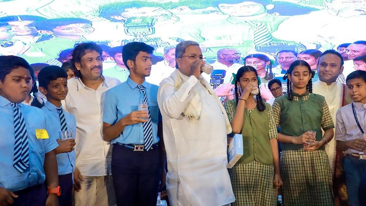 ಸರ್ಕಾರಿ ಶಾಲಾ ಮಕ್ಕಳಿಗೆ ವಾರಕ್ಕೆ ಮೂರು ದಿನ ರಾಗಿ ಮಾಲ್ಟ್: ಸಿಎಂ ಸಿದ್ದರಾಮಯ್ಯ ಚಾಲನೆ