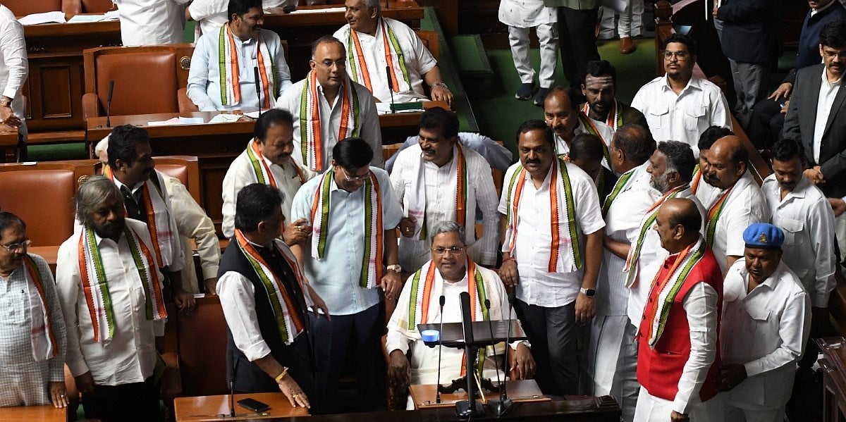 ಕರ್ನಾಟಕ ಬಜೆಟ್ 2024: ಜನತೆಯ ಕೈಹಿಡಿದ 'ಗ್ಯಾರಂಟಿ' ಯೋಜನೆ; ಸಿದ್ದರಾಮಯ್ಯ ಸಮರ್ಥನೆ 