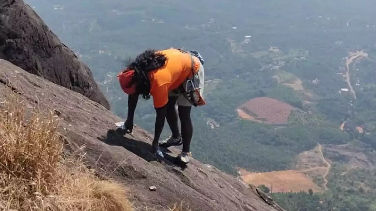 ರಾಮನಗರದ ಹಂದಿಗುಂದಿ ಬೆಟ್ಟ ಹತ್ತಿದ 'Monkey Man' ಖ್ಯಾತಿಯ ಜ್ಯೋತಿರಾಜ್ ವಶಕ್ಕೆ!