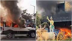 ಬ್ಯಾಡಗಿ ಮೆಣಸಿನಕಾಯಿ ಬೆಲೆ ದಿಢೀರ್ ಕುಸಿತ: ಆಕ್ರೋಶಗೊಂಡ ರೈತರಿಂದ ಕಲ್ಲು ತೂರಾಟ, ವಾಹನಗಳಿಗೆ ಬೆಂಕಿ