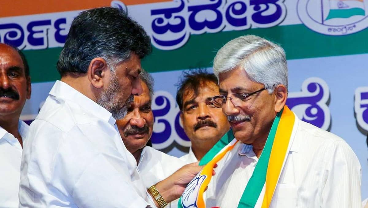 ಜಯಪ್ರಕಾಶ್ ಹೆಗ್ಡೆ, ಎಂಪಿ ಕುಮಾರಸ್ವಾಮಿ ಸೇರಿ ಮೂವರು ನಾಯಕರು ಕಾಂಗ್ರೆಸ್ ಸೇರ್ಪಡೆ