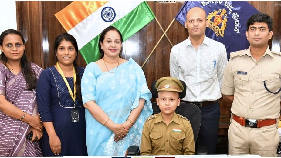 ಕ್ಯಾನ್ಸರ್ ಪೀಡಿತ ಬಾಲಕನ IPS ಕನಸು ನನಸು ಮಾಡಿದ ಬೆಂಗಳೂರು ಪೊಲೀಸರು!