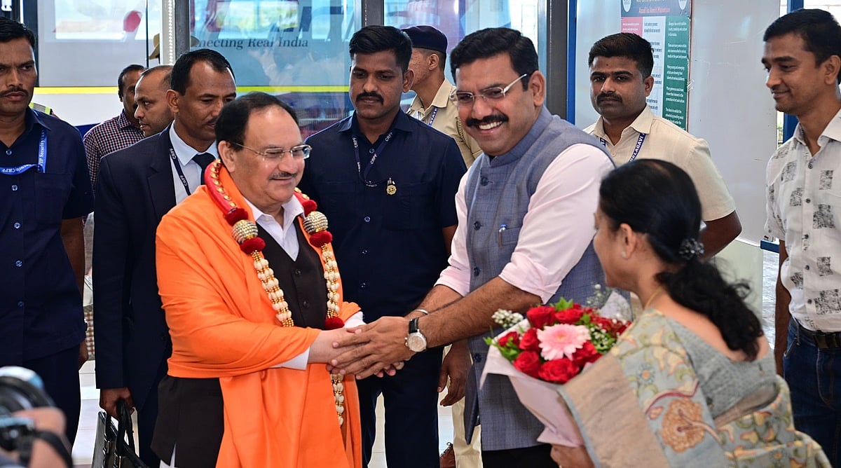 ಬೆಳಗಾವಿಗೆ ಬಿಜೆಪಿ ರಾಷ್ಟ್ರೀಯ ಅಧ್ಯಕ್ಷ ಜೆ.ಪಿ.ನಡ್ಡಾ ಆಗಮನ; ವಿವಿಧ ಕಾರ್ಯಕ್ರಮಗಳಲ್ಲಿ ಭಾಗಿ!