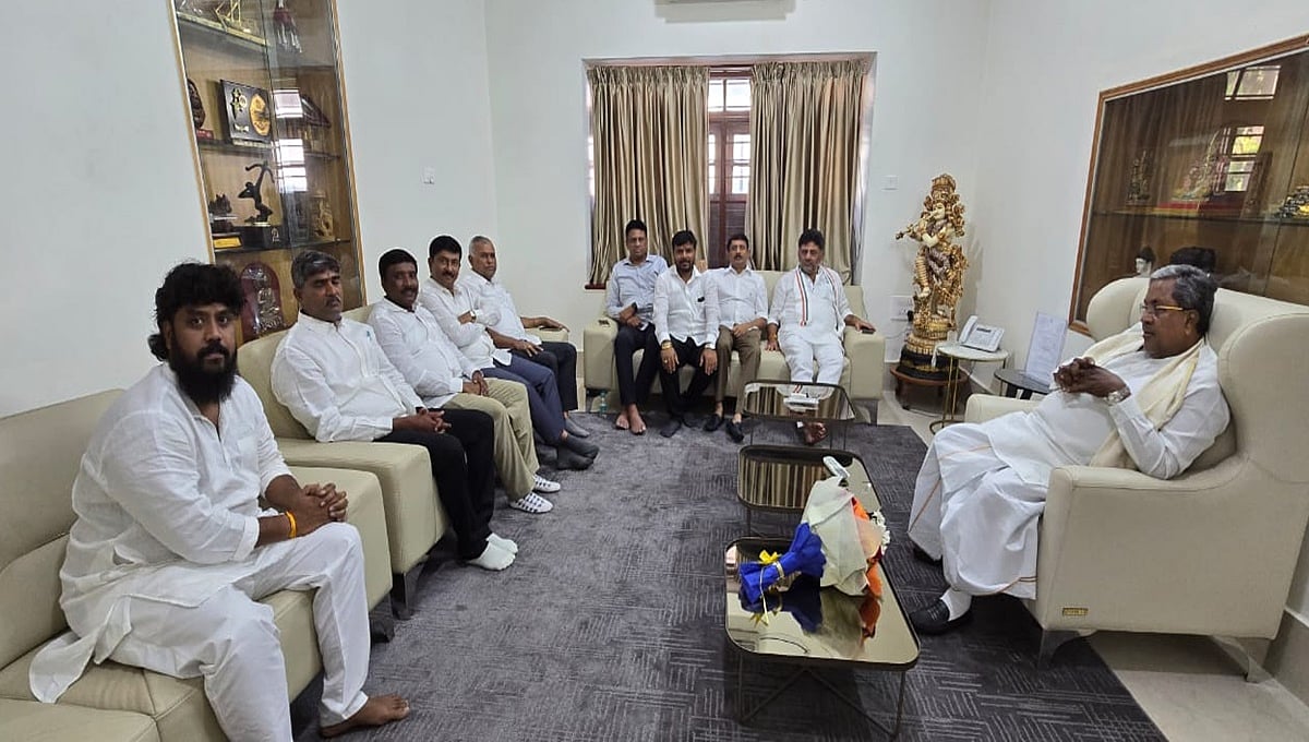 ಟಿಕೆಟ್ ವಿಚಾರದಲ್ಲಿ ಬಂಡಾಯ: ಕೋಲಾರ ಭಾಗದ ಕಾಂಗ್ರೆಸ್ ಶಾಸಕರೊಂದಿಗೆ ಸಿಎಂ, ಡಿಸಿಎಂ ಸಂಧಾನ ಸಭೆ