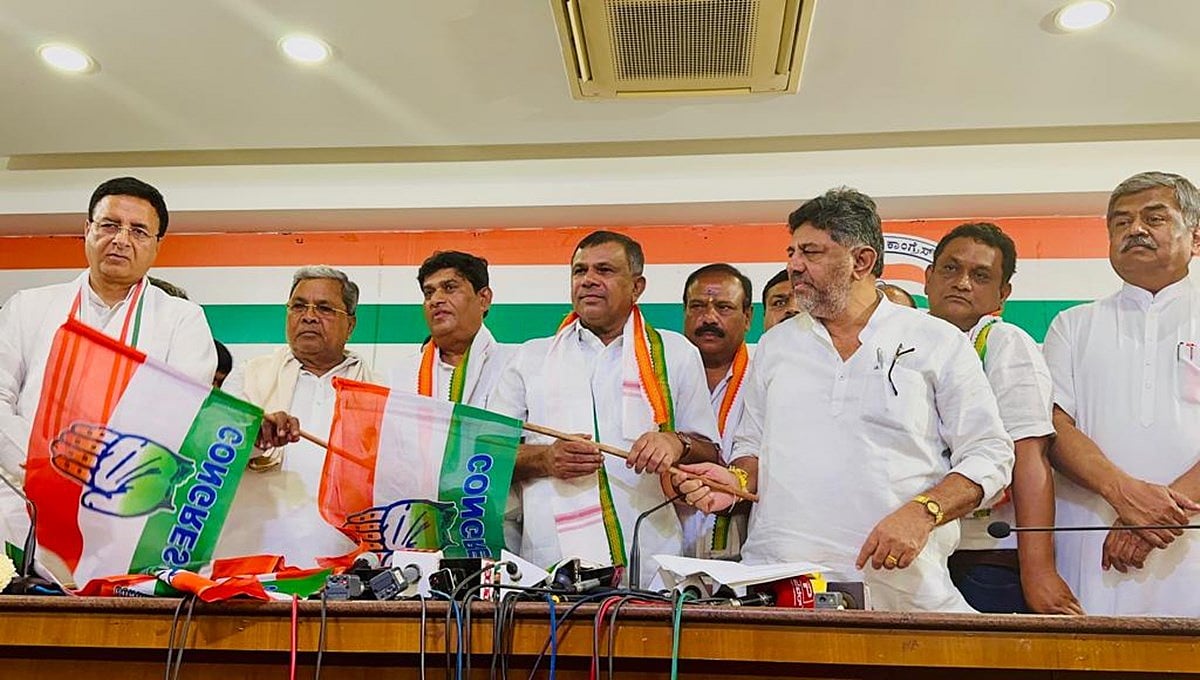 ಜೆಡಿಎಸ್ MLC ಮರಿತಿಬ್ಬೇಗೌಡ, ಮಾಜಿ MLC ಅಪ್ಪಾಜಿ ಗೌಡ ಕಾಂಗ್ರೆಸ್ ಸೇರ್ಪಡೆ