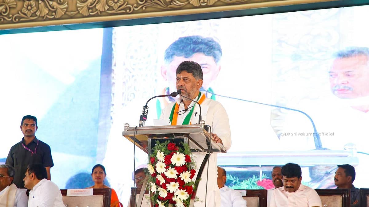 'ತಮಿಳುನಾಡಿಗೆ ನೀರು ಬಿಡುವ ಪ್ರಶ್ನೆಯೇ ಇಲ್ಲ, ಬಿಜೆಪಿ ಜನರ ದಿಕ್ಕು ತಪ್ಪಿಸುತ್ತಿದೆ': ಡಿಸಿಎಂ ಡಿ.ಕೆ.ಶಿವಕುಮಾರ್
