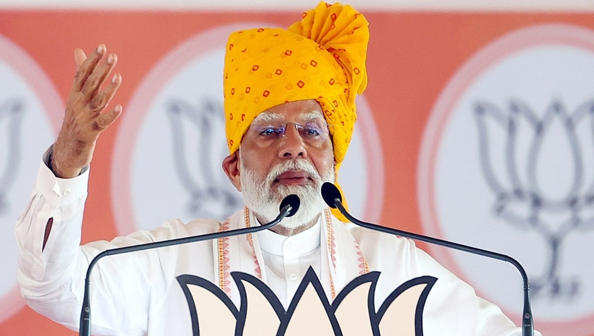 ಧರ್ಮದ ಆಧಾರದ ಮೇಲೆ ಮೀಸಲಾತಿ ವಿಸ್ತರಿಸಲು ಕಾಂಗ್ರೆಸ್ ಬಯಸಿದೆ: ಪ್ರಧಾನಿ ನರೇಂದ್ರ ಮೋದಿ