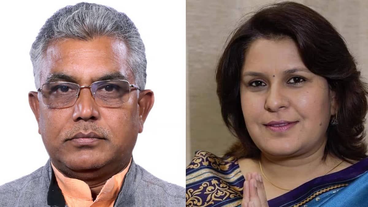 ಮಹಿಳೆಯರ ವಿರುದ್ಧ ಅವಹೇಳನಕಾರಿ ಹೇಳಿಕೆ: ಬಿಜೆಪಿಯ ದಿಲೀಪ್ ಘೋಷ್, ಕಾಂಗ್ರೆಸ್ನ ಸುಪ್ರಿಯಾಗೆ ಇಸಿ ಎಚ್ಚರಿಕೆ