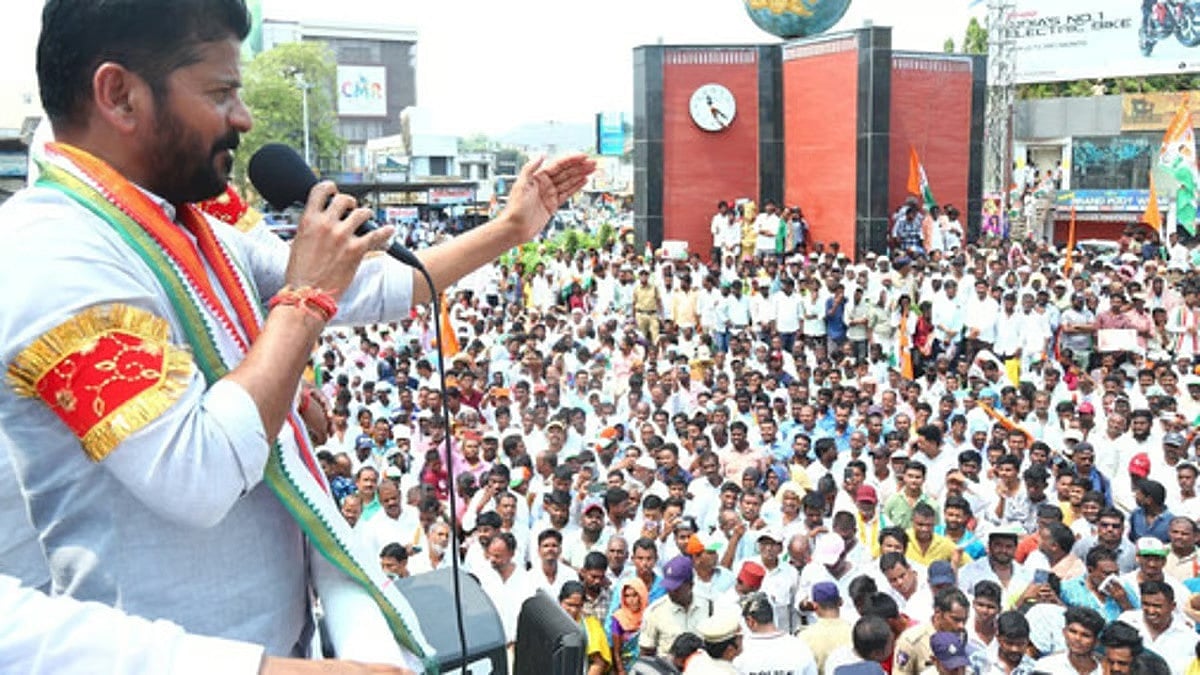 ಕಾಂಗ್ರೆಸ್‌ ಅಭ್ಯರ್ಥಿ ಮನ್ಸೂರ್‌ ಅಲಿ ಖಾನ್‌ ಪರ ತೆಲಂಗಾಣ ಸಿಎಂ ರೇವಂತ್‌ ರೆಡ್ಡಿ ಪ್ರಚಾರ!