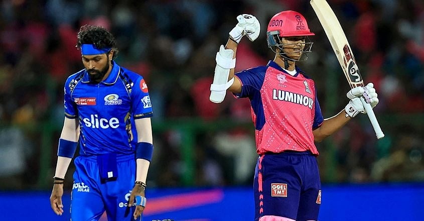 IPL 2024: ಸಂದೀಪ್ 5 ವಿಕೆಟ್, ಜೈಸ್ವಾಲ್ ಬಿರುಸಿನ ಶತಕ, ಮುಂಬೈ ವಿರುದ್ಧ ಗೆದ್ದ ರಾಜಸ್ಥಾನ!