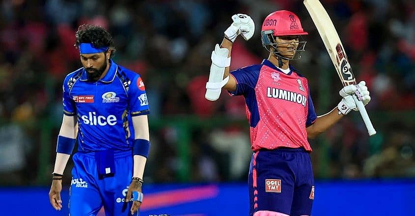 IPL 2024: ಸಂದೀಪ್ 5 ವಿಕೆಟ್, ಜೈಸ್ವಾಲ್ ಬಿರುಸಿನ ಶತಕ, ಮುಂಬೈ ವಿರುದ್ಧ ಗೆದ್ದ ರಾಜಸ್ಥಾನ!
