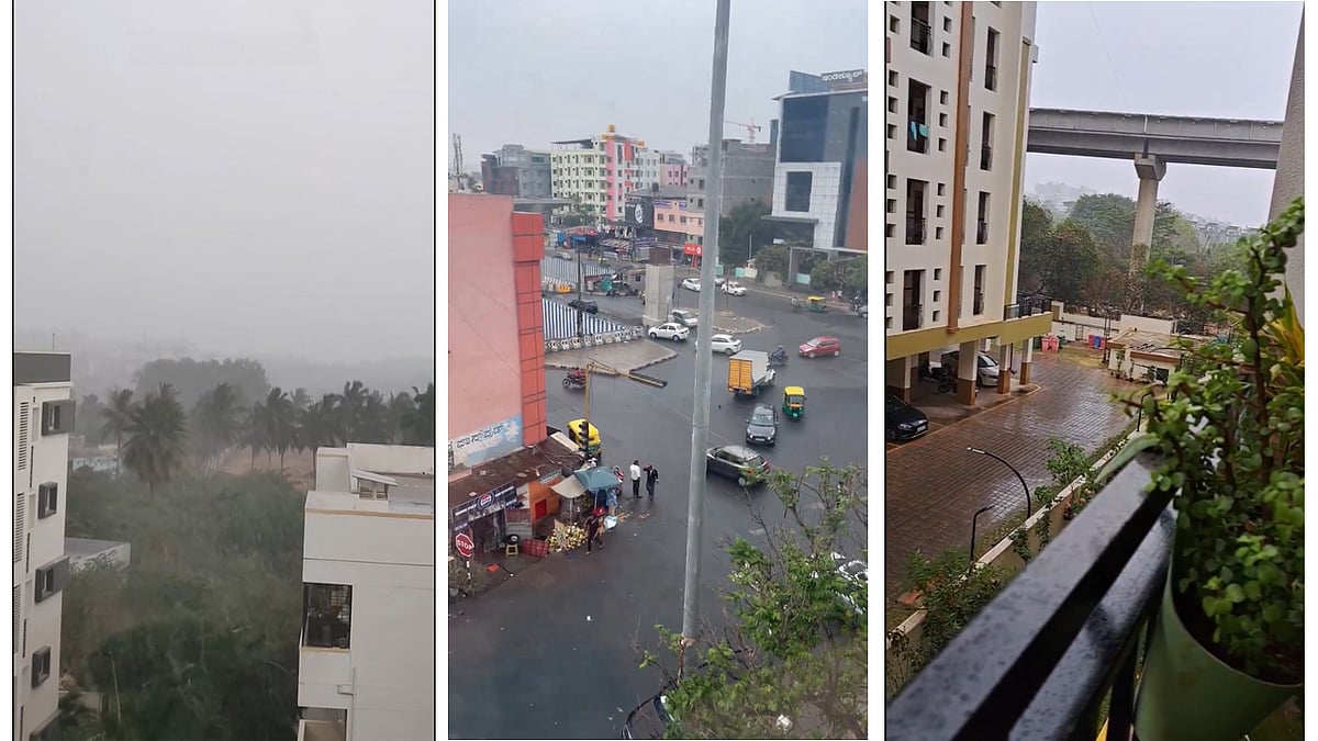 ಬೆಂಗಳೂರಿನ ಹಲವು ಭಾಗಗಳಲ್ಲಿ ತುಂತುರು ಮಳೆ; ಬರೊಬ್ಬರಿ 150 ದಿನಗಳ ಬಳಿಕ ವರುಣದೇವ ಆಗಮನ!
