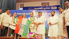 ದೇಶದಲ್ಲಿ ಬಿಜೆಪಿ ಅಧಿಕಾರಕ್ಕೆ ಬರಲು ಸಾಧ್ಯವಿಲ್ಲ: ಕರಡಿ ಸಂಗಣ್ಣ ಕಾಂಗ್ರೆಸ್ ಸೇರ್ಪಡೆ ನಂತರ ಡಿಕೆಶಿ ಹೇಳಿಕೆ
