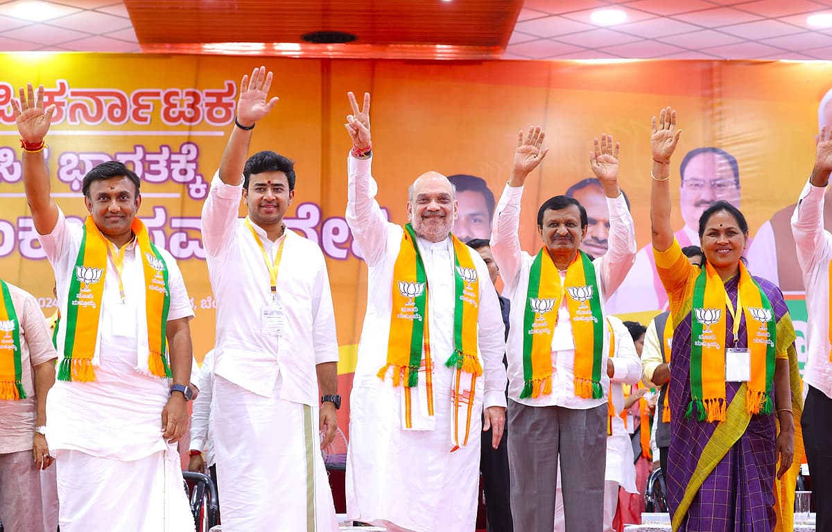 ಬೆಂಗಳೂರಿನಲ್ಲಿ ಅಮಿತ್ ಶಾ ಪ್ರಚಾರ