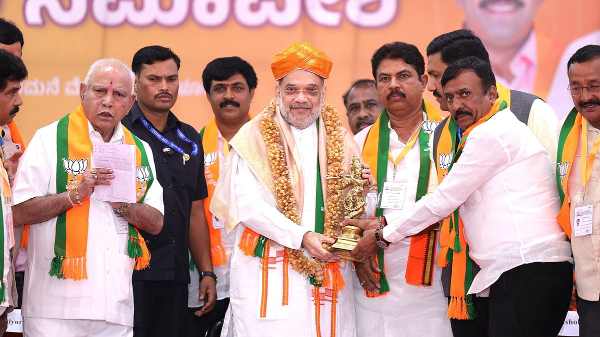 12 ಲಕ್ಷ ಕೋಟಿ ರೂ. ಹಗರಣದ ಕಾಂಗ್ರೆಸ್, ಶೂನ್ಯ ಭ್ರಷ್ಟಾಚಾರ ಆರೋಪ ಹೊಂದಿರುವ ಮೋದಿ ಜೊತೆ ಪೈಪೋಟಿ ನಡೆಸುತ್ತಿದೆ: ಅಮಿತ್ ಶಾ ಟೀಕೆ