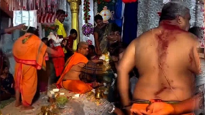 ಮದುವೆಯಲ್ಲಿ ಪುರೋಹಿತರ ಮೇಲೆ ಕಿಡಿಗೇಡಿಗಳ ಪುಂಡಾಟ; ಸಿಕ್ಕ ಸಿಕ್ಕ ವಸ್ತುಗಳಿಂದ ಹೊಡೆದು ಕಿರುಕುಳ; ಅರ್ಚಕರಿಂದ ಪ್ರತಿಭಟನೆ