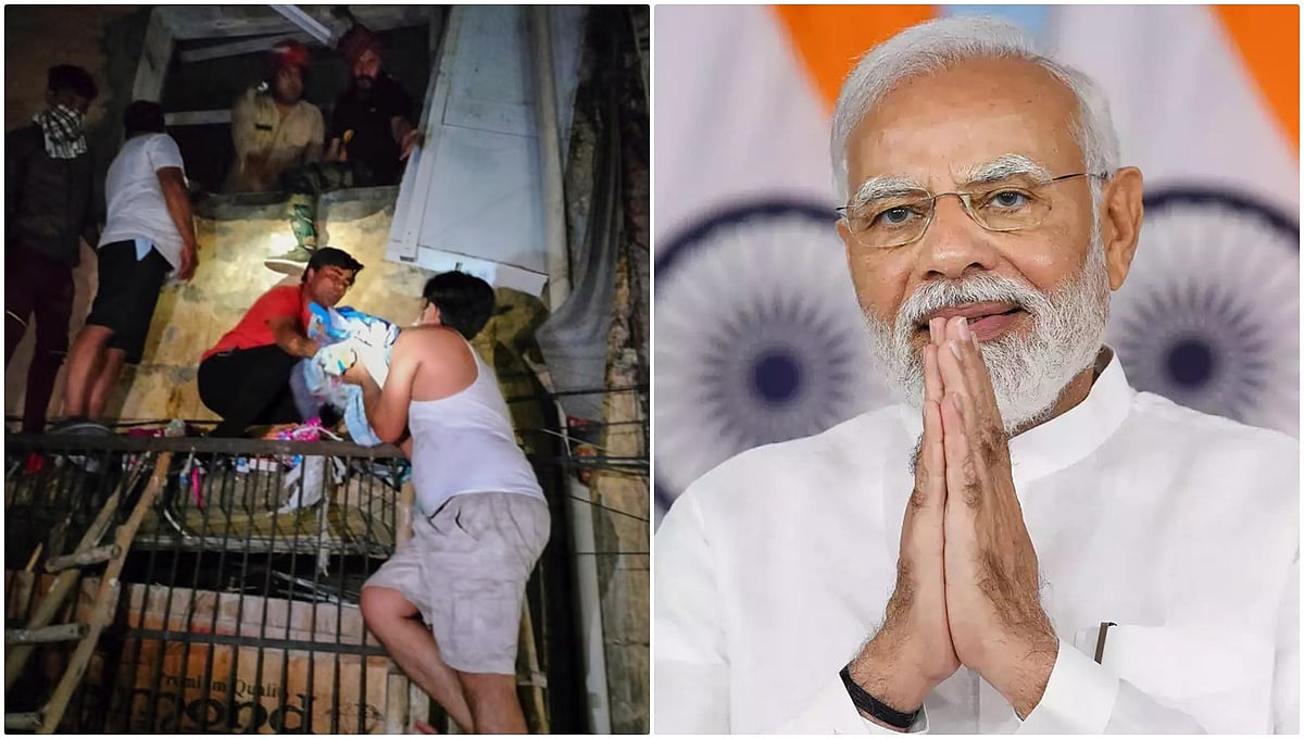 ದೆಹಲಿ ಆಸ್ಪತ್ರೆ ಅಗ್ನಿ ದುರಂತ: ಪ್ರಾಣ ಪಣಕ್ಕಿಟ್ಟು ಶಿಶುಗಳನ್ನು ರಕ್ಷಿಸಿ ಹೀರೋ ಆದ ಸ್ಥಳೀಯರು!