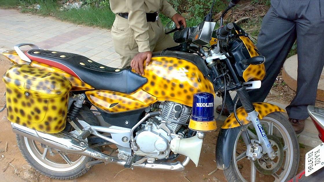 ಬೆಂಗಳೂರು: ಪೊಲೀಸರ ಚೀತಾ ಬೈಕ್'ಗೆ ಹೈಟೆಕ್ ಟಚ್, MDT-GPS ವ್ಯವಸ್ಥೆ ಅಳವಡಿಕೆಗೆ ಇಲಾಖೆ ಮುಂದು!