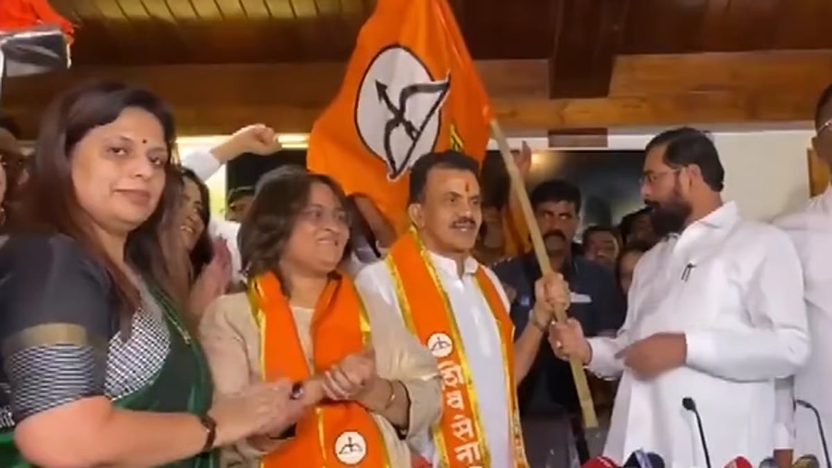 ಉಚ್ಛಾಟಿತ ಕಾಂಗ್ರೆಸ್ ನಾಯಕ ಸಂಜಯ್ ನಿರುಪಮ್ ಶಿಂಧೆ ನೇತೃತ್ವದ ಶಿವಸೇನೆ ಸೇರ್ಪಡೆ