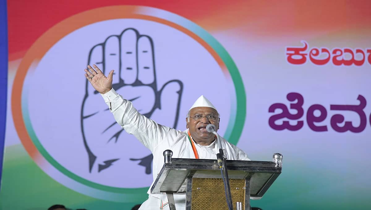 ಬಿಜೆಪಿಯನ್ನು ಸೋಲಿಸಲು ನಮ್ಮ ಭರವಸೆಗಳೇ ನಮಗೆ 'ಬ್ರಹ್ಮಾಸ್ತ್ರ’: ಮಲ್ಲಿಕಾರ್ಜುನ ಖರ್ಗೆ