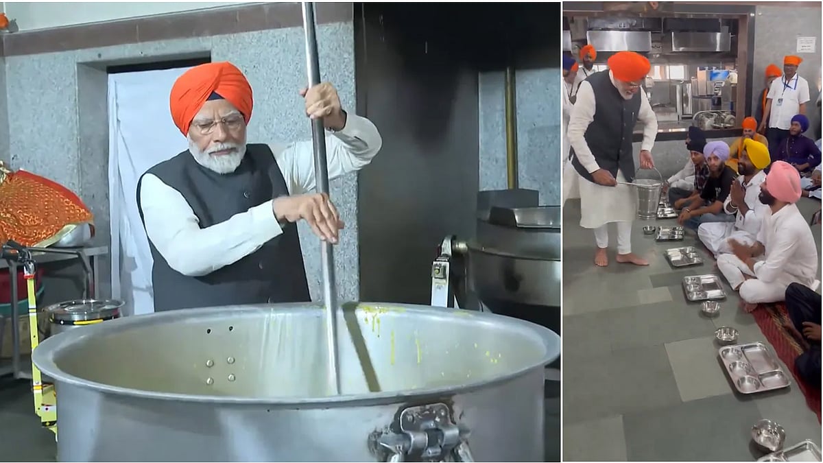 Video: ಟರ್ಬನ್ ಧರಿಸಿ, ಚಪಾತಿ ಮಾಡಿ ಗುರುದ್ವಾರದಲ್ಲಿ ಭಕ್ತರಿಗೆ ಊಟ ಬಡಿಸಿದ ಪ್ರಧಾನಿ ಮೋದಿ!