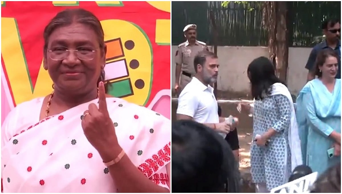 ಲೋಕಸಭೆ ಚುನಾವಣೆ: ನವದೆಹಲಿ ಕ್ಷೇತ್ರದಲ್ಲಿ ರಾಷ್ಟ್ರಪತಿ ದ್ರೌಪದಿ ಮುರ್ಮು, ಸೋನಿಯಾ, ರಾಹುಲ್ ಮತದಾನ