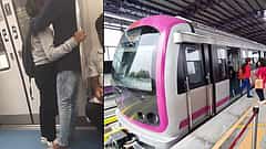 Romance in Metro train: ಬೆಂಗಳೂರು ಮೆಟ್ರೋ ರೈಲಿನಲ್ಲಿ ಯುವಕ-ಯವತಿಯ ಅಸಭ್ಯ ವರ್ತನೆ, ಸಹ ಪ್ರಯಾಣಿಕರ ಆಕ್ರೋಶ