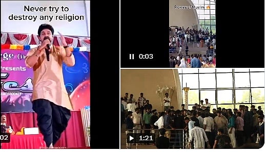 ಮೈಸೂರು: ಕಾಲೇಜಿನಲ್ಲಿ ಶ್ರೀರಾಮನ ಹಾಡು ಹಾಡಿದ ಗಾಯಕ ಶ್ರೀಹರ್ಷ, ಮುಸ್ಲಿಂ ವಿದ್ಯಾರ್ಥಿಗಳಿಂದ ಗಲಾಟೆ, ವಿಡಿಯೋ ವೈರಲ್