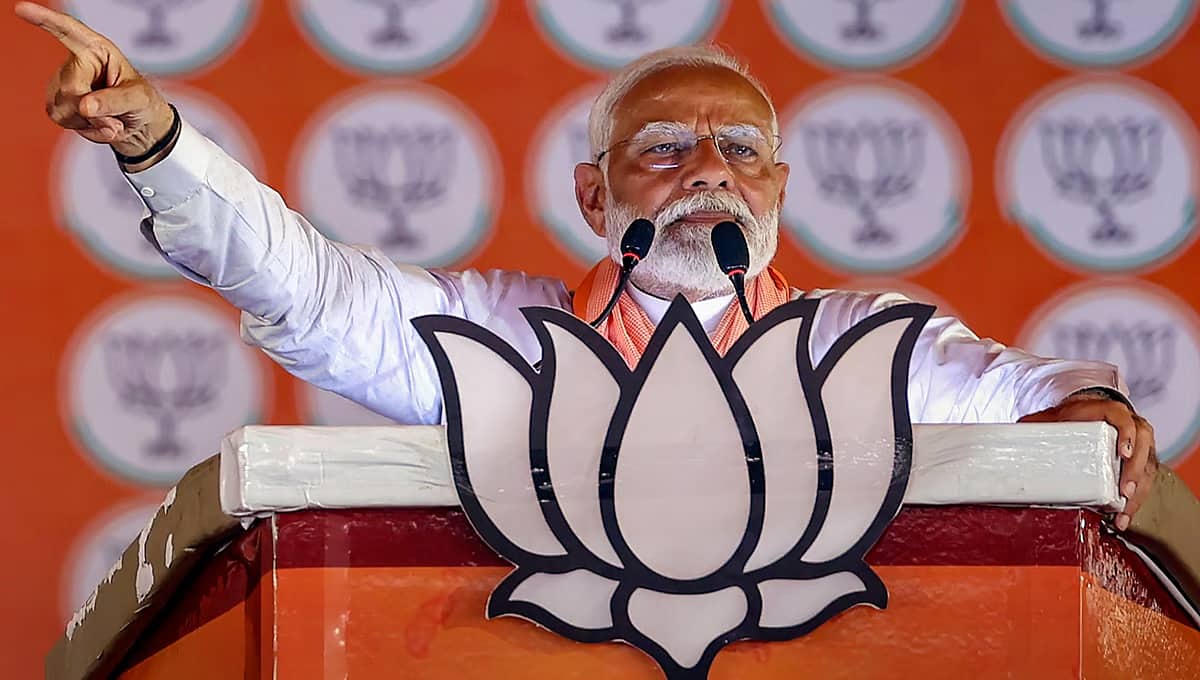 ಈ ಚುನಾವಣೆ ಬಿಜೆಪಿಯ ಸಂತುಷ್ಟಿಕರಣ ನೀತಿ vs INDIA ಬಣದ ತುಷ್ಟೀಕರಣ ರಾಜಕಾರಣದ ನಡುವಿನ ಹೋರಾಟ: ಮೋದಿ