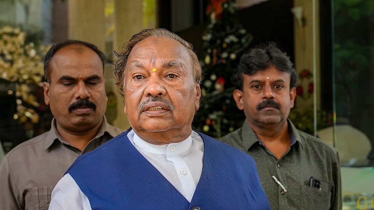ವಿಜಯೇಂದ್ರ ಬಿಜೆಪಿ ರಾಜ್ಯಾಧ್ಯಕ್ಷ ಸ್ಥಾನ ತೊರೆದರೆ ಮಾತ್ರ ಪಕ್ಷಕ್ಕೆ ಮರಳುವೆ: ಕೆ.ಎಸ್ ಈಶ್ವರಪ್ಪ