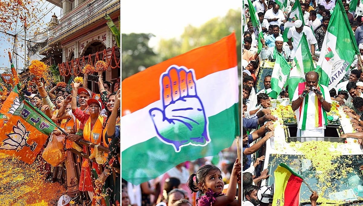 ಲೋಕಸಭಾ ಚುನಾವಣೆ: ಕರ್ನಾಟಕದಲ್ಲಿ ವಿವಿಧ ಪಕ್ಷಗಳು ಪಡೆದ ಶೇಕಡಾವಾರು ಮತಗಳು!