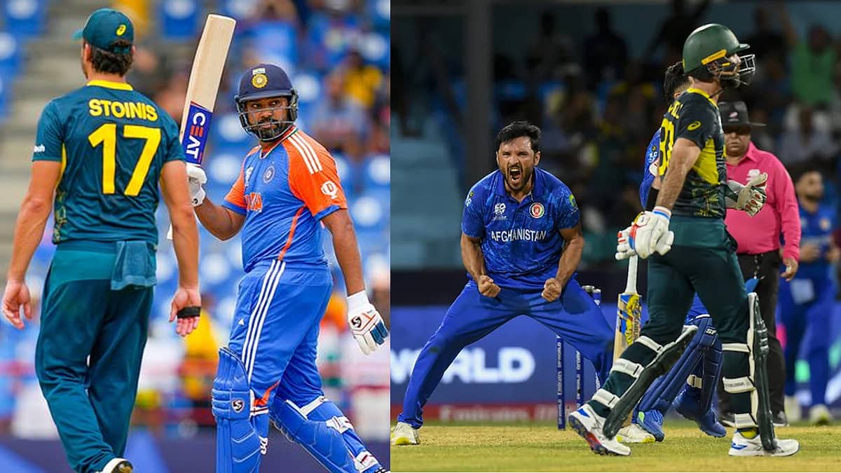 ICC T20 World Cup 2024: ಭಾರತ, ಆಫ್ಘಾನಿಸ್ತಾನ ಸೆಮಿ ಫೈನಲ್ ಗೆ; ಆಸ್ಟ್ರೇಲಿಯಾ ''ವಿಶ್ವ ದಾಖಲೆ''ಯ ಕನಸು ನುಚ್ಚು ನೂರು!