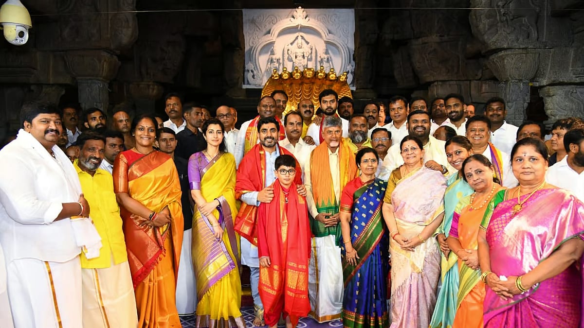 ತಿರುಮಲ ದೇವಸ್ಥಾನ ಹಿಂದೂಗಳಿಗೆ ಸೇರಿದ್ದು, ಇಲ್ಲಿ 'ಓಂ ನಮೋ ವೆಂಕಟೇಶಾಯ' ಘೋಷಣೆ ಮಾತ್ರ ಕೇಳಿಬರಬೇಕು: ಆಂಧ್ರ ಪ್ರದೇಶ ಸಿಎಂ ಚಂದ್ರಬಾಬು ನಾಯ್ಡು