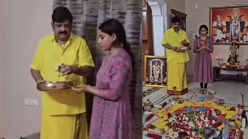 ಕನ್ನಡದ ನಟಿ Nishvika Naidu ಮನೆಯಲ್ಲಿ ಜ್ಯೋತಿಷಿ Venu Swamy ವಿಶೇಷ ಪೂಜೆ; ಮದ್ಯ-ಮಾಂಸ ನೈವೇದ್ಯ!