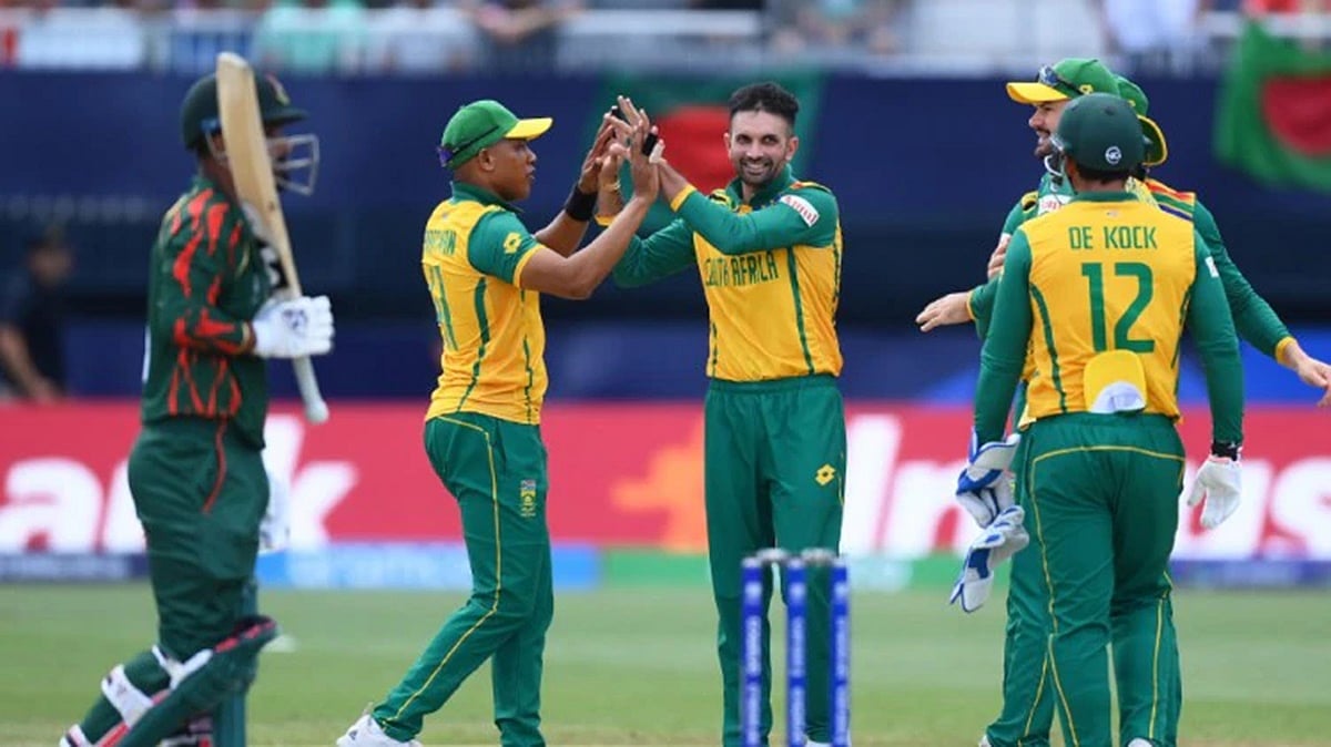 T20 ವಿಶ್ವಕಪ್: ಬಾಂಗ್ಲಾ ವಿರುದ್ಧ 4 ರನ್ ರೋಚಕ ಗೆಲುವು ಸಾಧಿಸಿದ ದಕ್ಷಿಣ ಆಫ್ರಿಕಾ