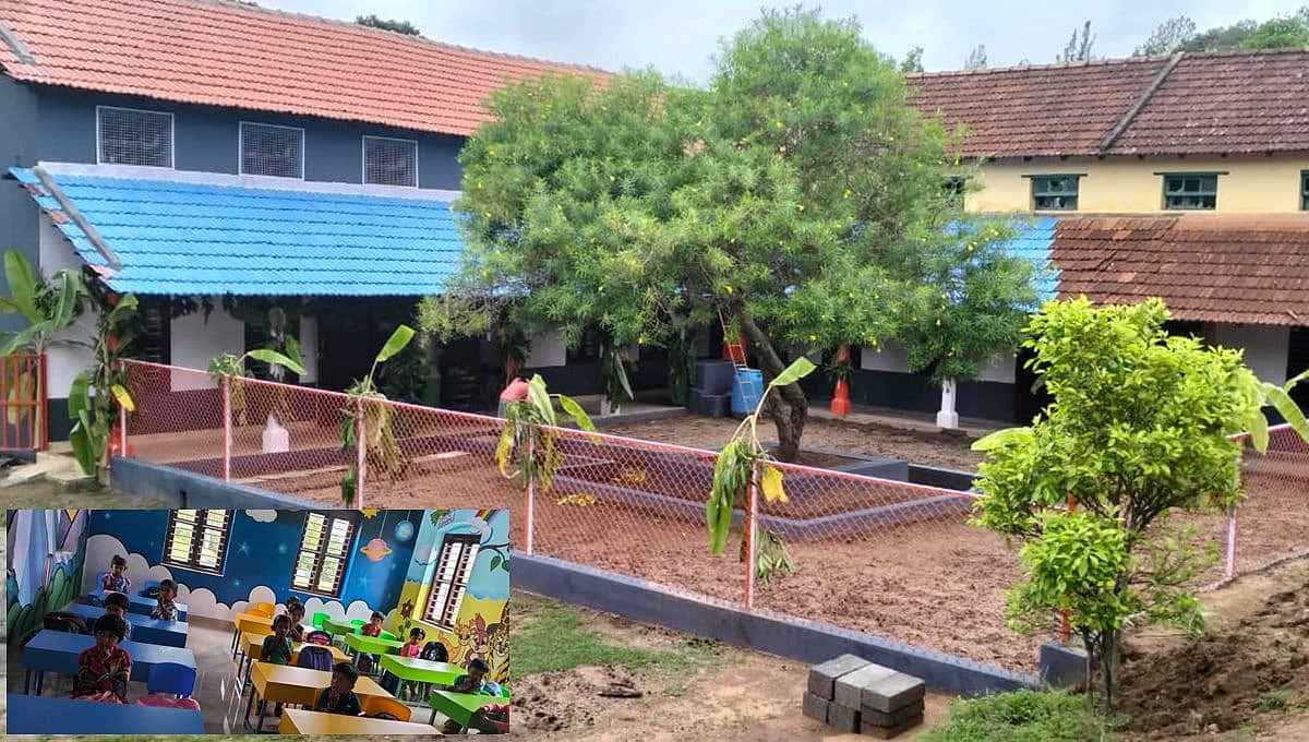 ಸರ್ಕಾರದ ನೆರವಿಲ್ಲದೆಯೇ ಮಾದರಿ ಸರ್ಕಾರಿ ಶಾಲೆ ನಿರ್ಮಿಸಿದ ಕೊಡಗಿನ ಗ್ರಾಮಸ್ಥರು!