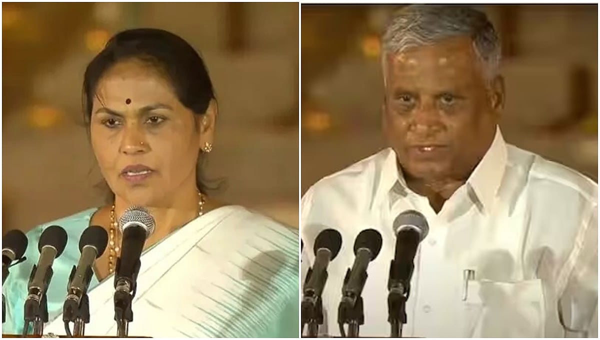 Modi 3.0: ಕೇಂದ್ರ ಸಚಿವರಾಗಿ ಶೋಭಾ ಕರಂದ್ಲಾಜೆ, ವಿ ಸೋಮಣ್ಣ ಪ್ರಮಾಣ