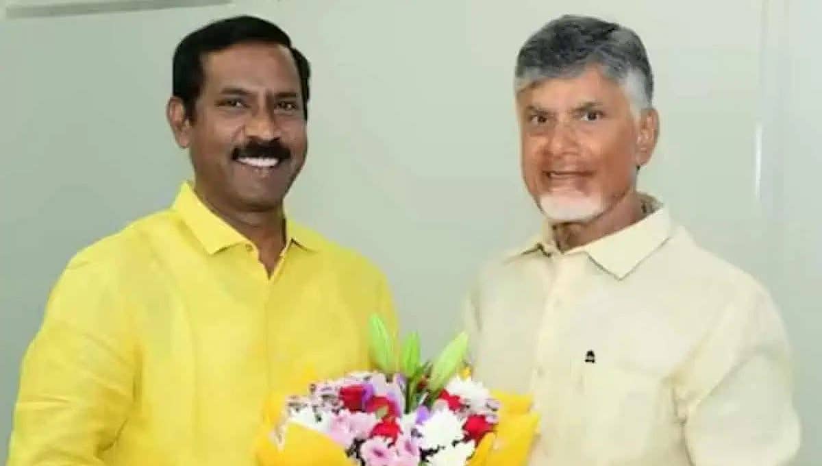 ಟಿಡಿಪಿ ಮುಖ್ಯಸ್ಥರಾಗಿ ಶ್ರೀನಿವಾಸ್ ರಾವ್ ಯಾದವ್ ನೇಮಕ ಮಾಡಿದ ಚಂದ್ರಬಾಬು ನಾಯ್ಡು