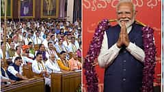NDA ಸಂಸದೀಯ ಸಭೆಯಲ್ಲಿ ಮೋದಿ... ಮೋದಿ.. ಘೋಷಣೆ: ದೇಶದ ಪ್ರಧಾನಿಯಾಗಿ ಜೂನ್ 9ರಂದು ಪದಗ್ರಹಣ
