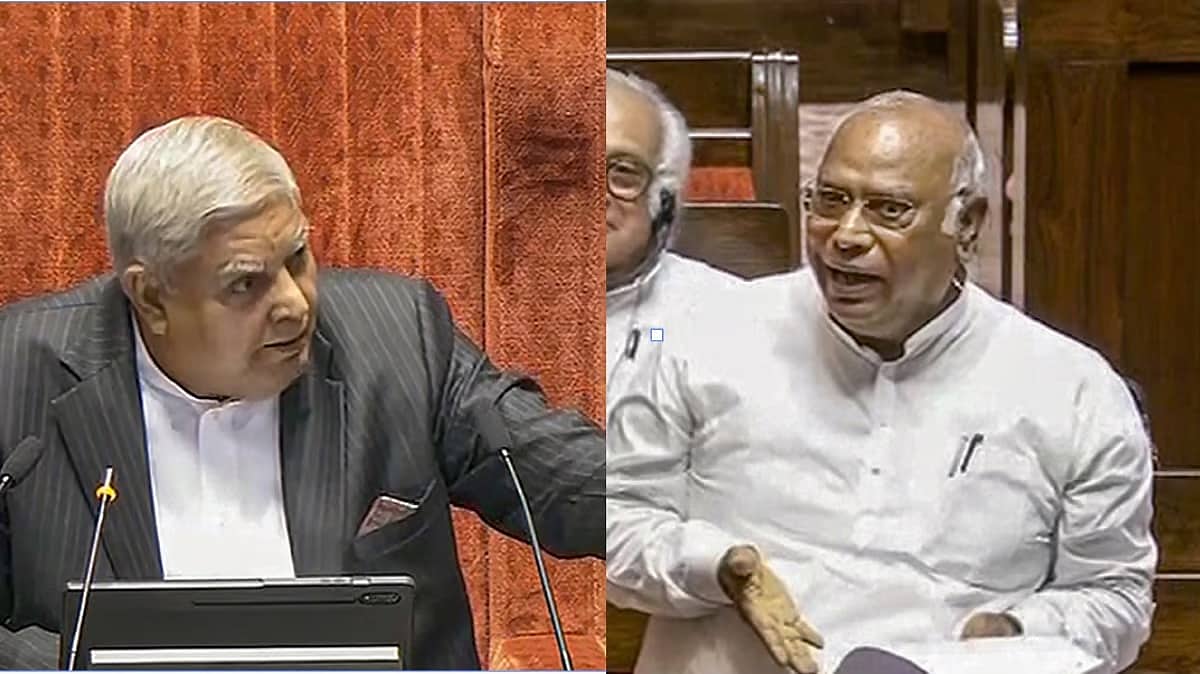 ಸಂಸತ್ತಿನ ಇತಿಹಾಸದಲ್ಲಿ ಇಂದು ಕಳಂಕಿತ ದಿನ: ಖರ್ಗೆ ಪ್ರತಿಭಟನೆಗೆ ರಾಜ್ಯಸಭಾ ಅಧ್ಯಕ್ಷ ಜಗದೀಪ್ ಧಂಖರ್ ಕಿಡಿ