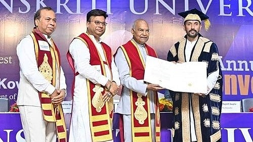 ರಾಮಲಲ್ಲಾ ಮೂರ್ತಿ ಕೆತ್ತಿದ್ದ ಶಿಲ್ಪಿ ಅರುಣ್ ಯೋಗಿರಾಜ್ ಗೆ ಡಾಕ್ಟರೇಟ್ ಪ್ರದಾನ!